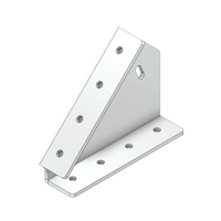 43-445-0 ALUMINUM PROFILE STAIR PART<br>45 DEGREE CONNECTION 45MM X 180MM STAIR STRINGER